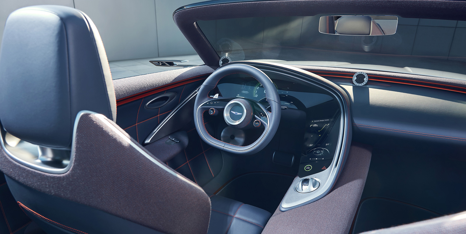 Genesis X Convertible concept interior