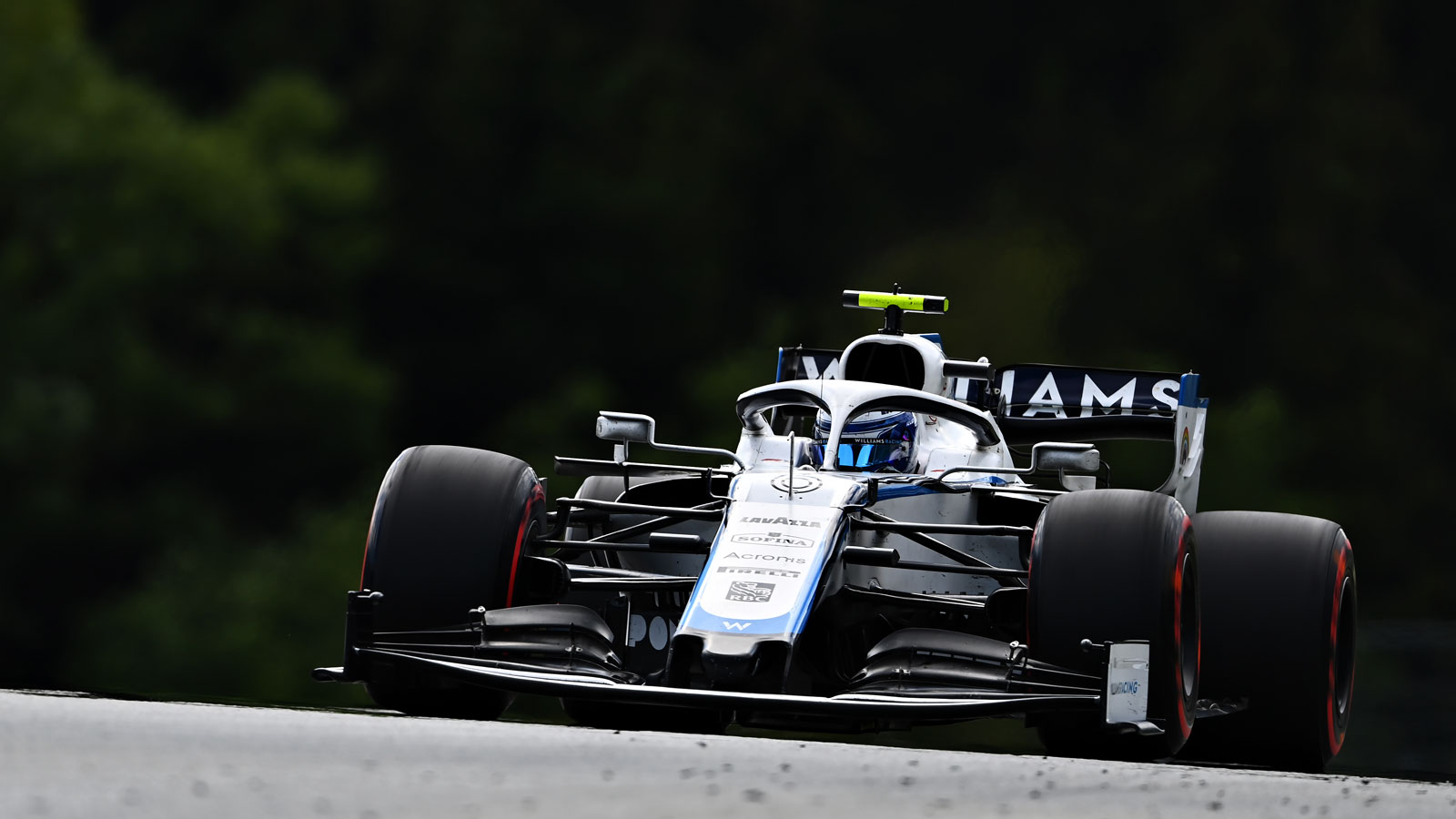 A photo of Nicholas Latifi racing in Austria in 2020. 