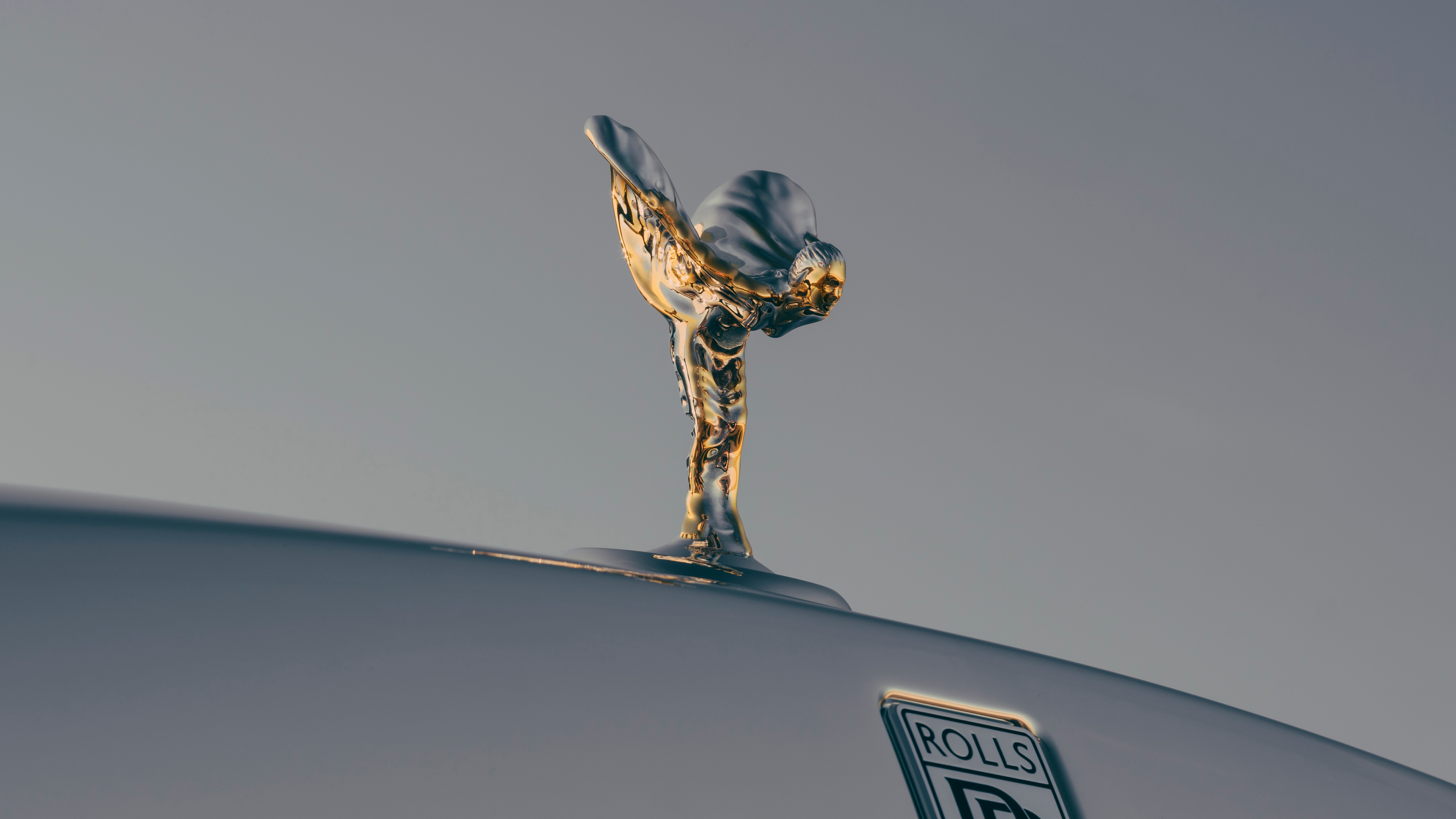 Spirit of Ecstasy of the Rolls-Royce Goldfinger one-off