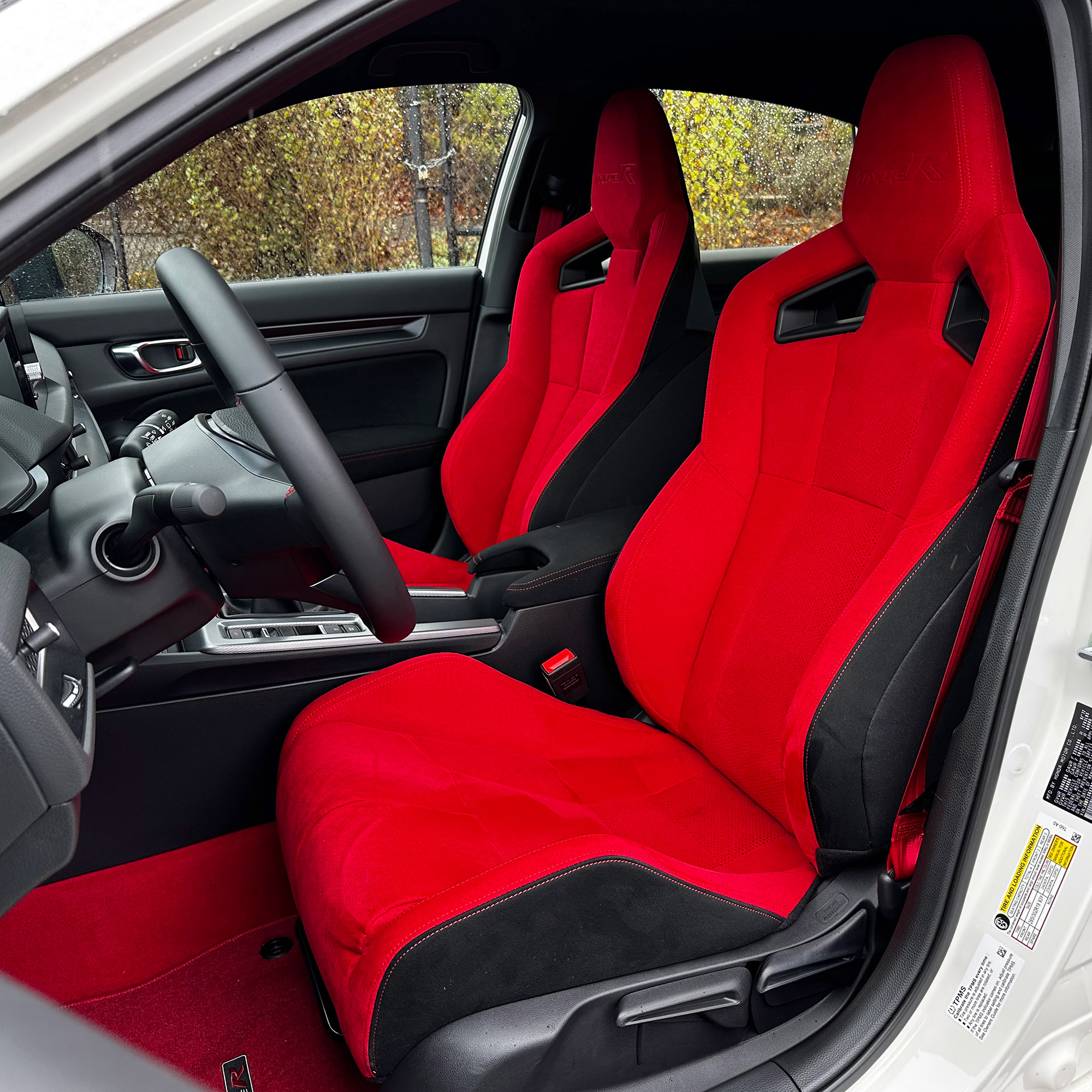 2023 Honda Civic Type R red front seats