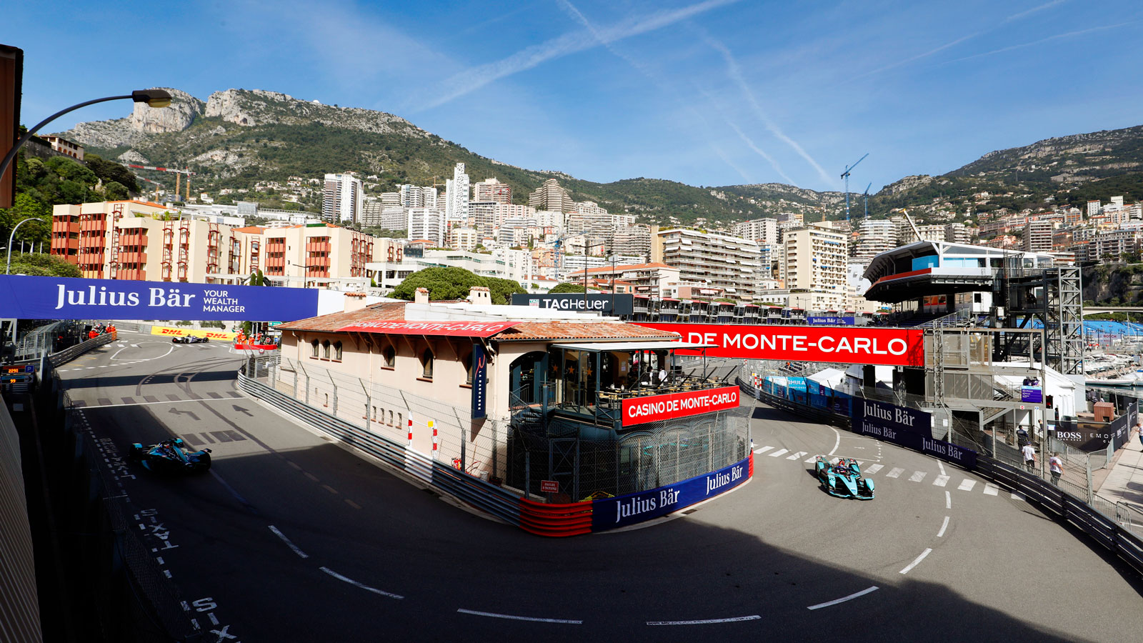 A photo of Mitch Evans racing in Monaco 