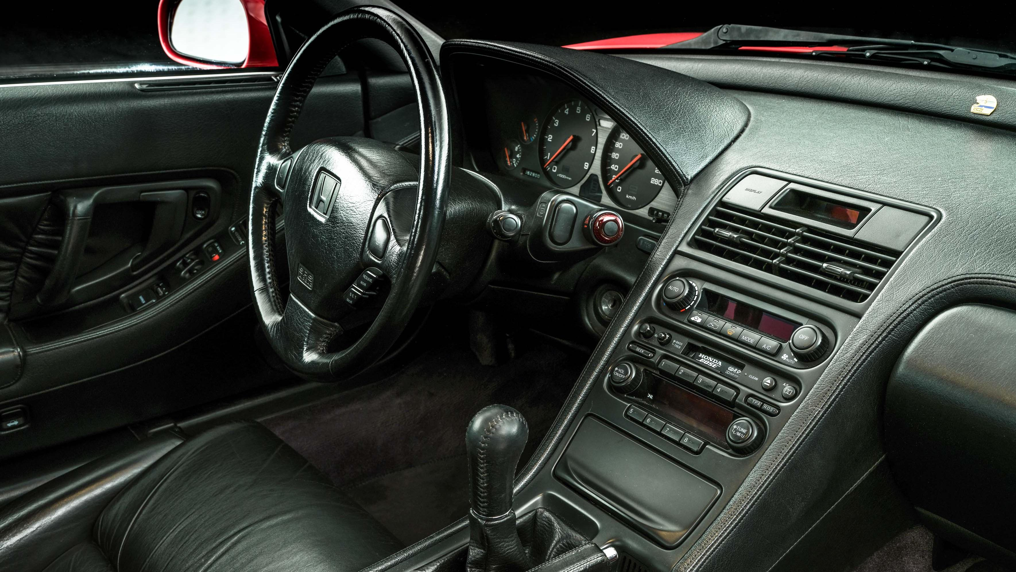 Ayrton Senna Honda NSX interior