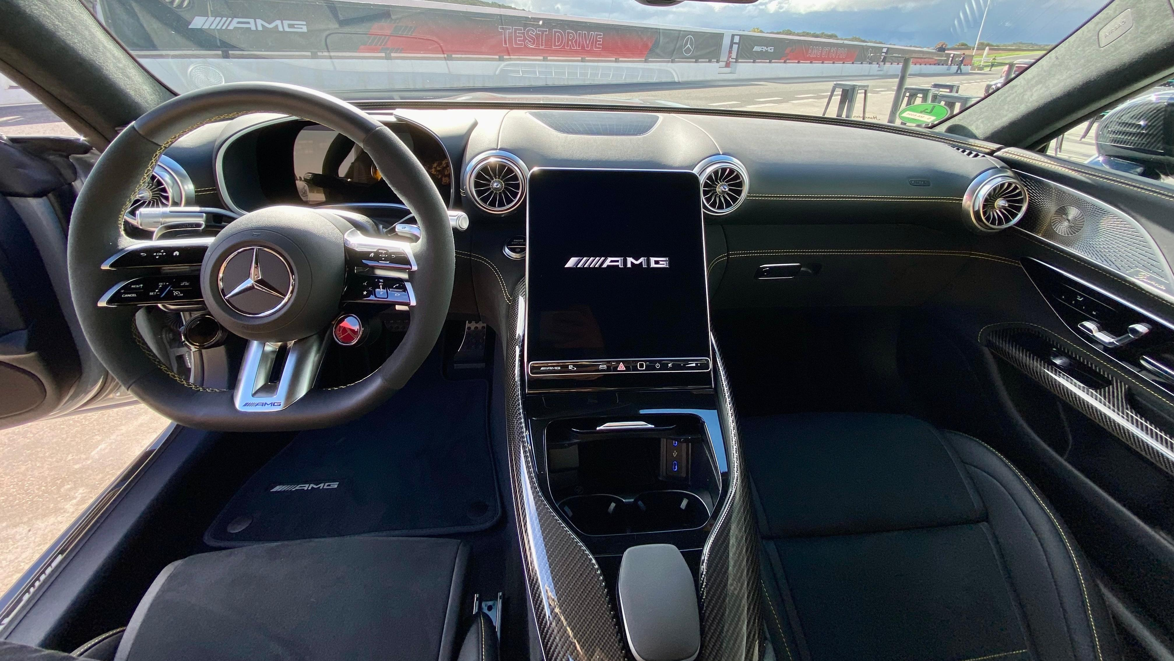 A photo of the GT63 Pro's interior 