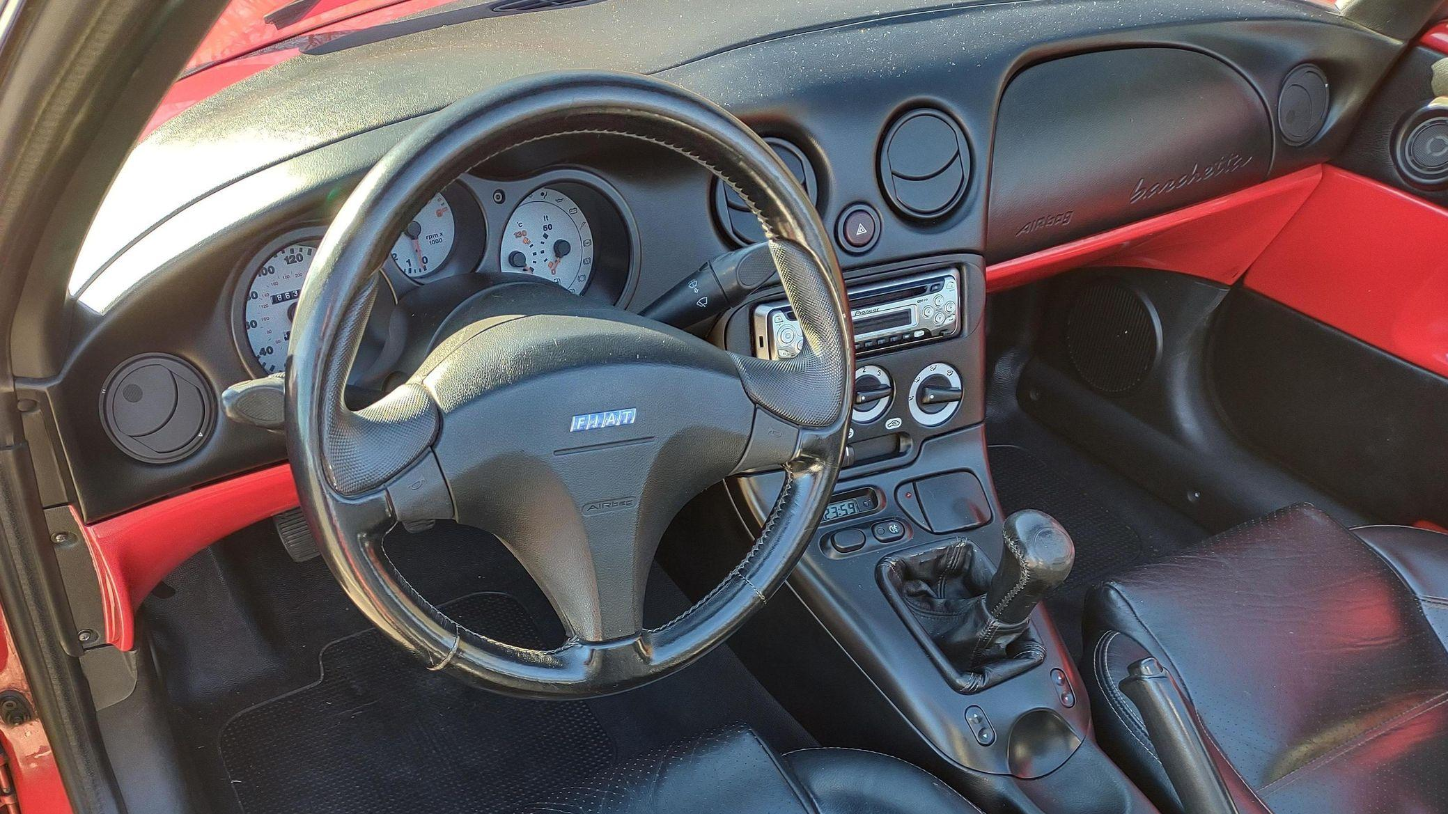 1996 Fiat Barchetta interior