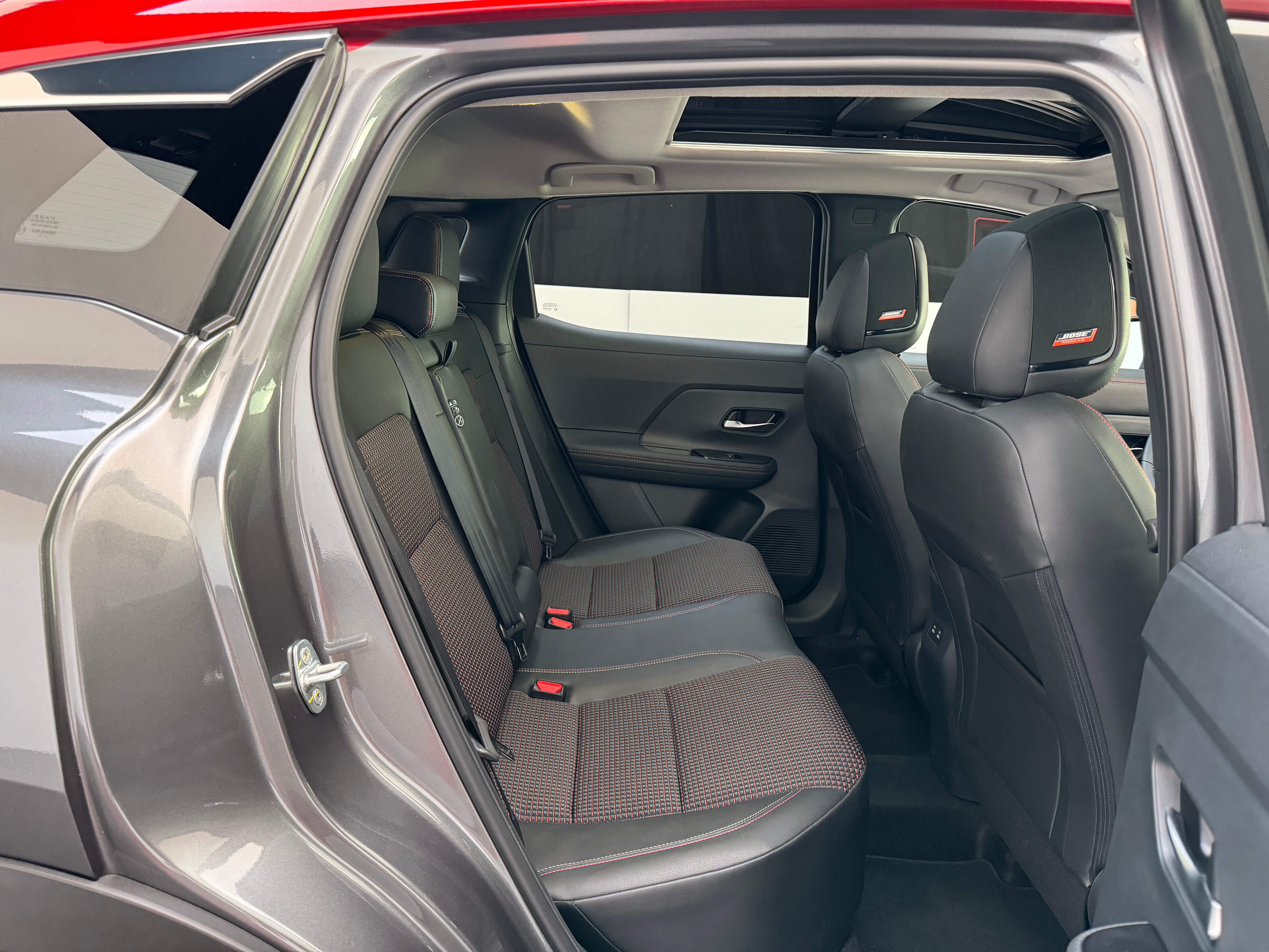 Rear seat of a 2025 Nissan Kicks