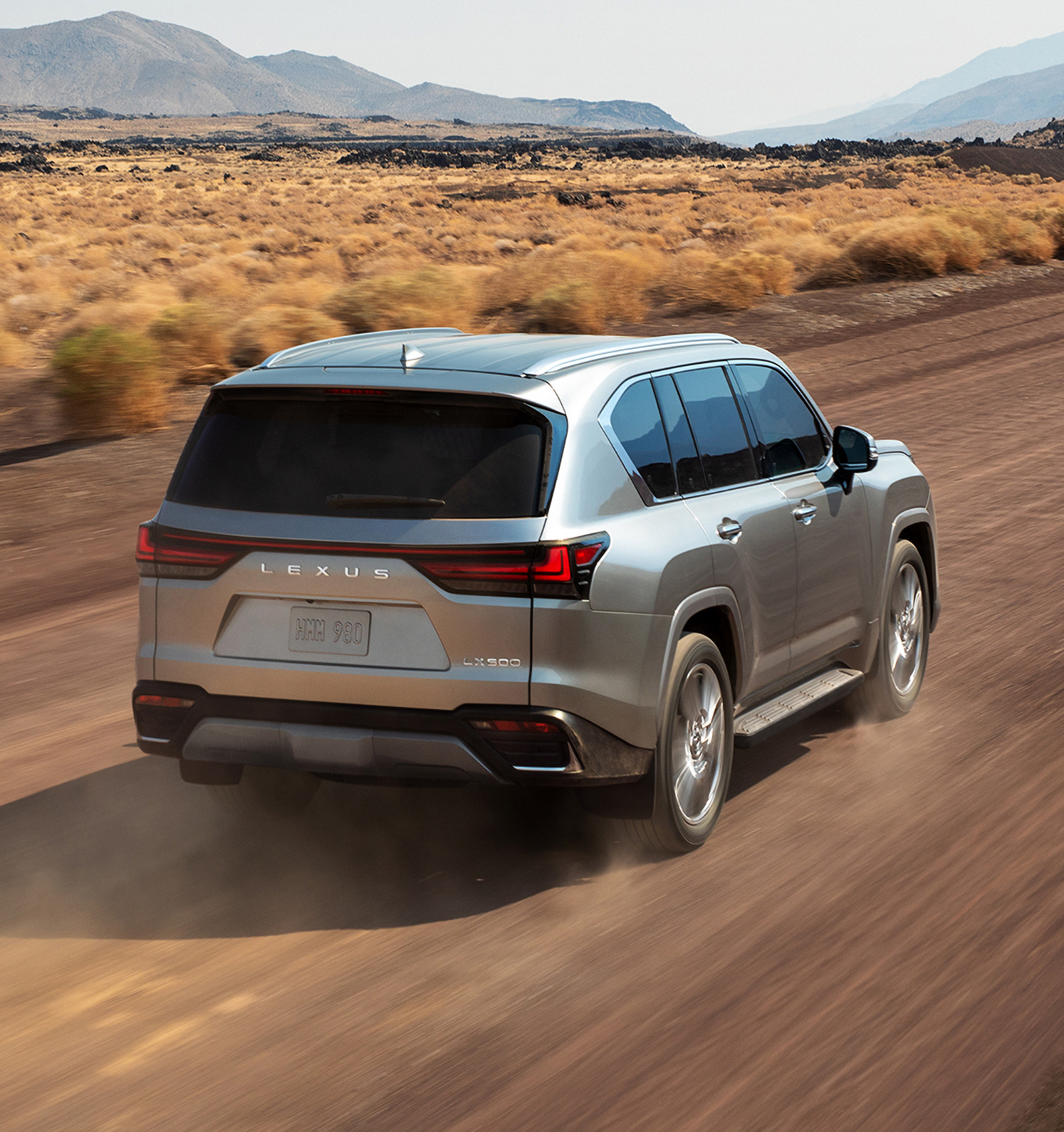 Back of the 2022 Lexus LX 600 Ultra Luxury.