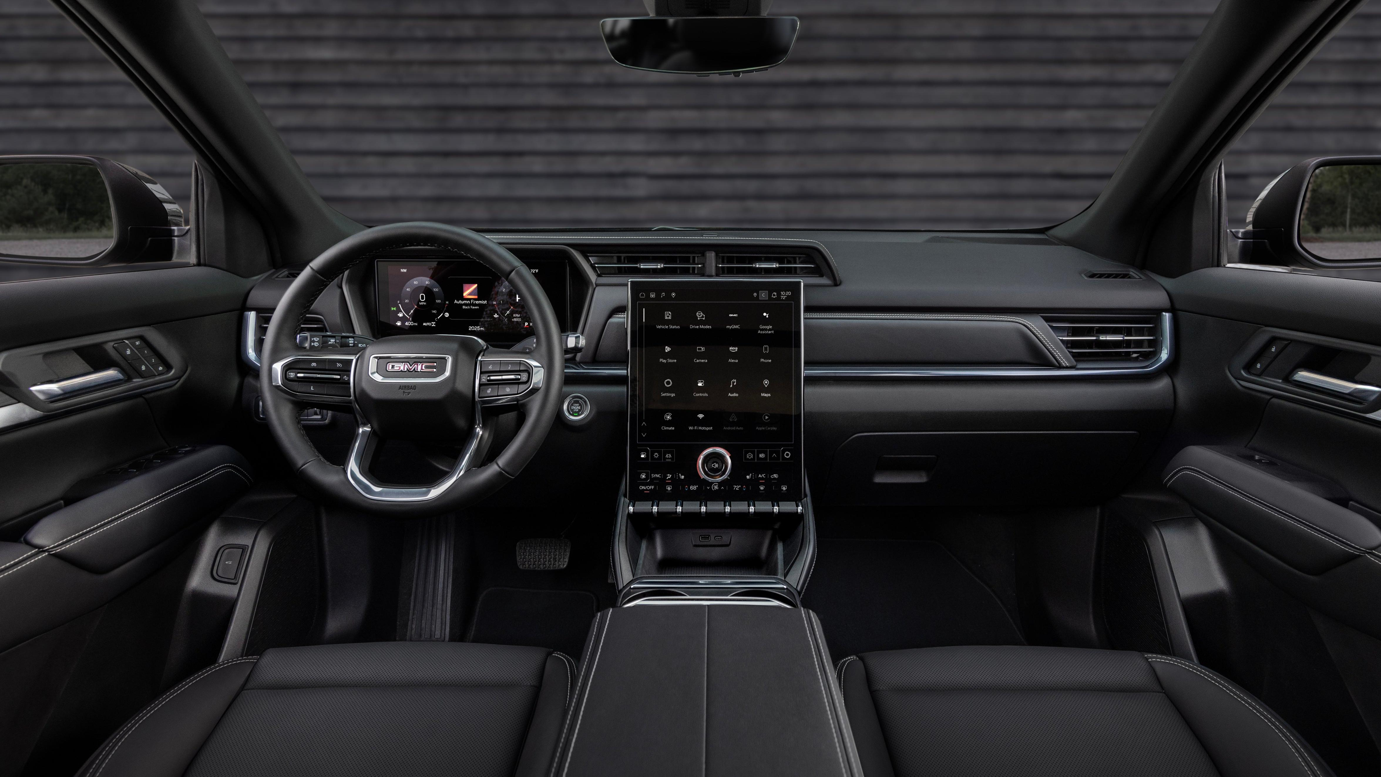 A photo of the new terrain's interior in all black 