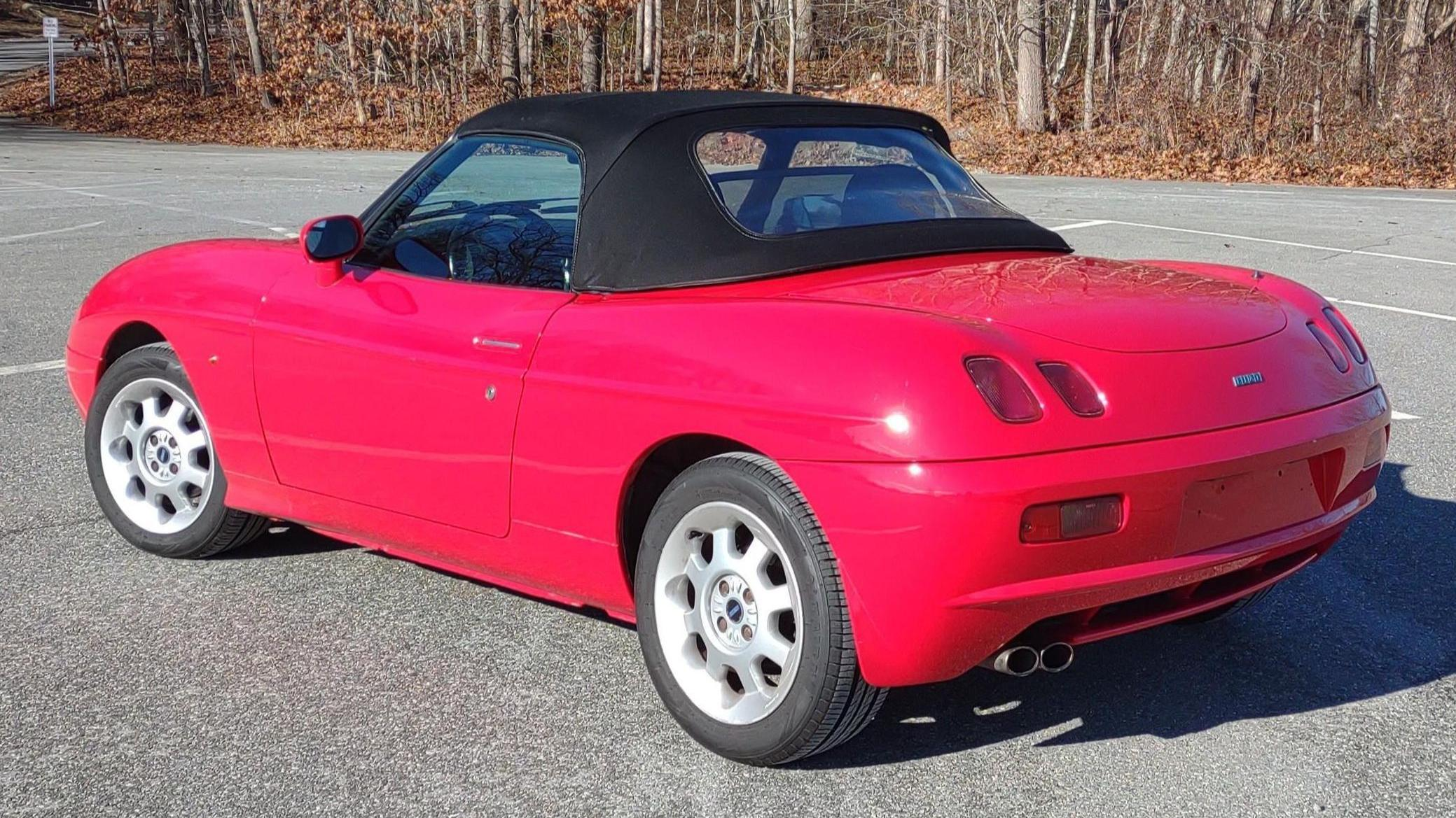 1996 Fiat Barchetta rear three-quarter