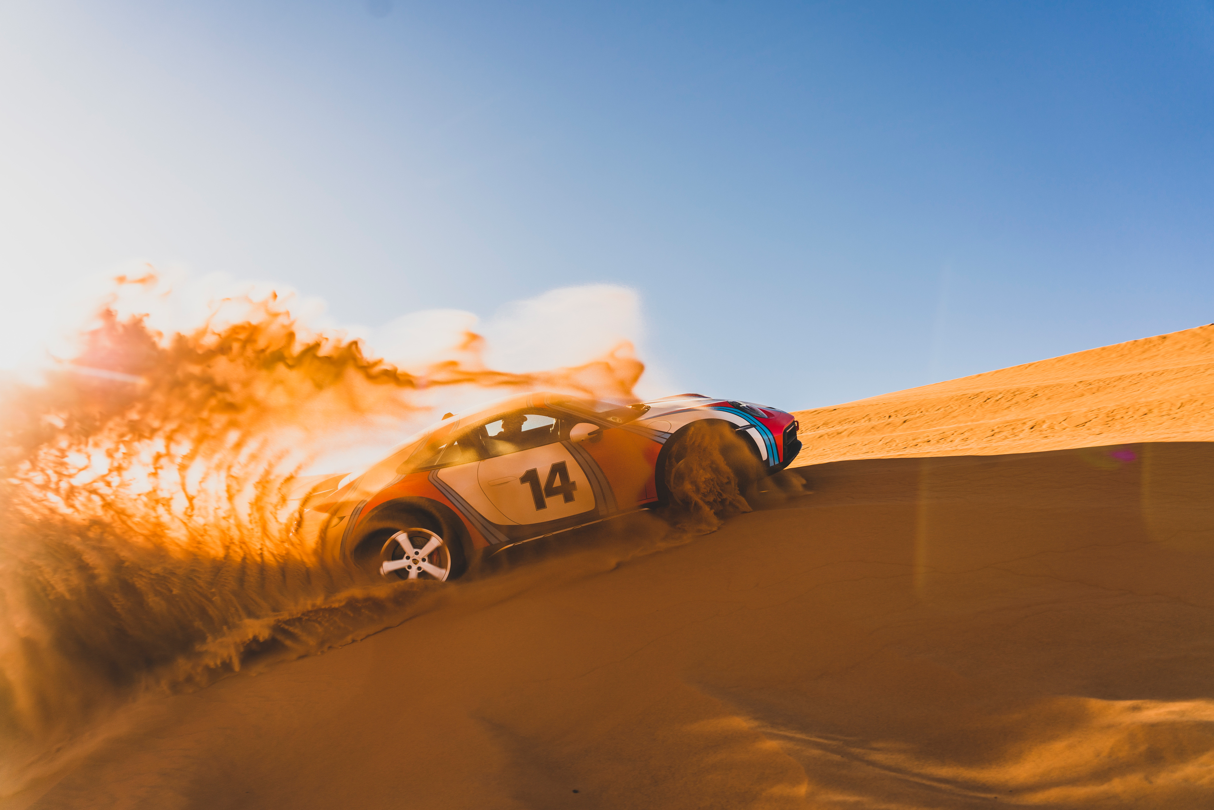 2023 porsche 911 dakar photographed in the desert