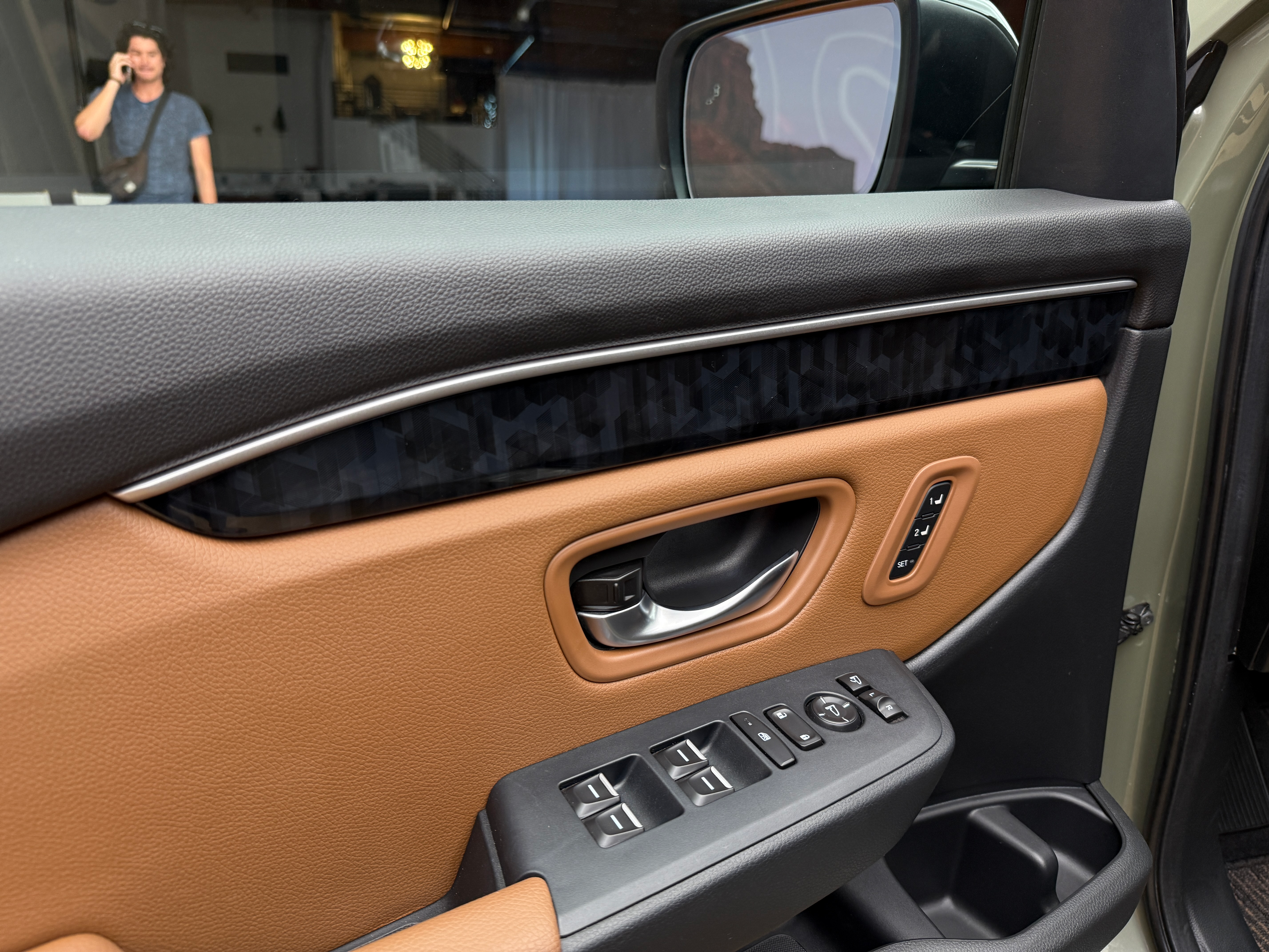 Door panel trim of a 2026 Honda Passport TrailSport