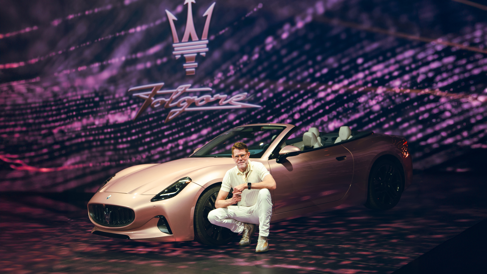 A photo of Klaus Busse, head of design at Maserati. 