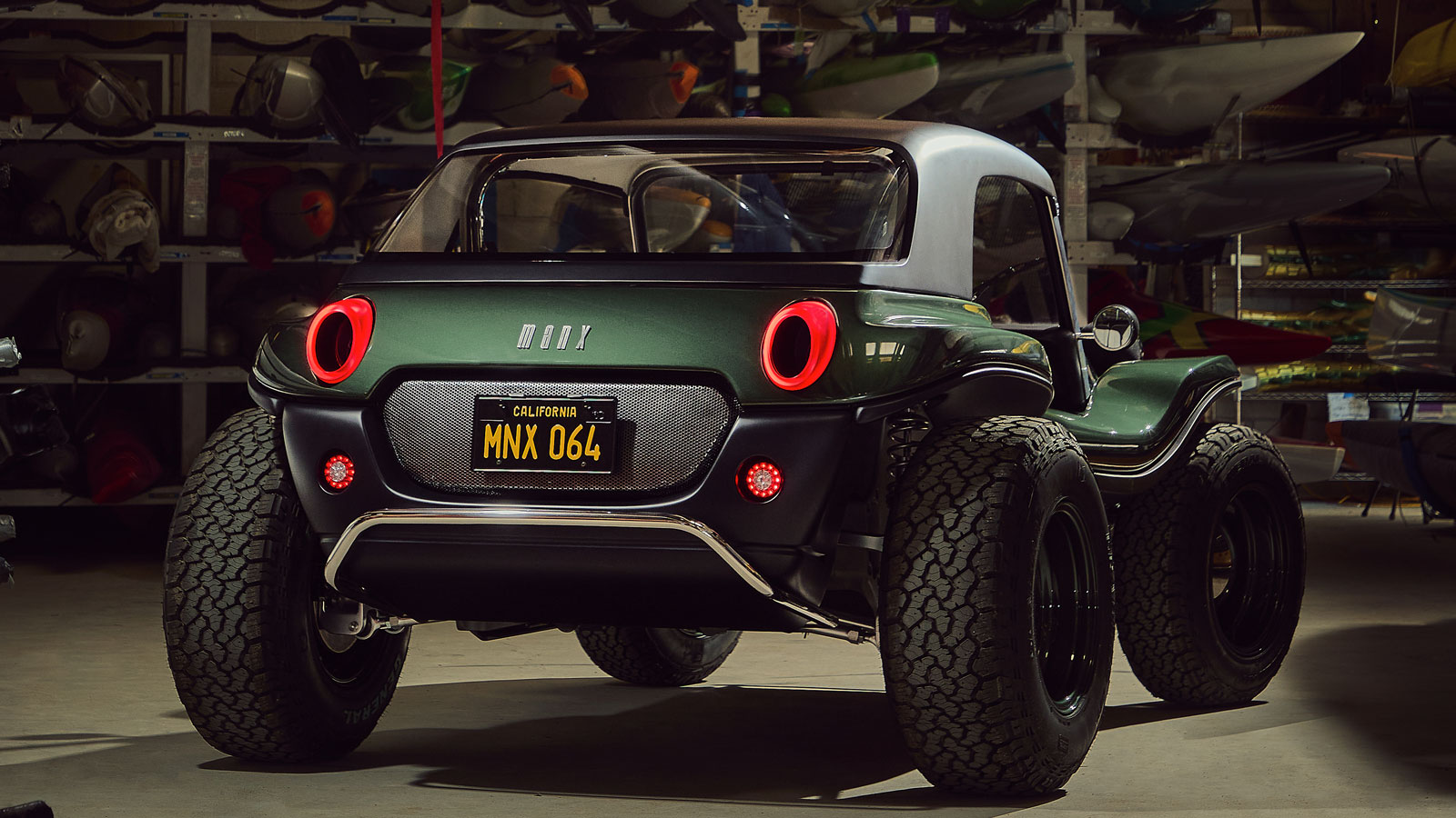 A photo of the rear end on the new Meyers Manx buggy. 