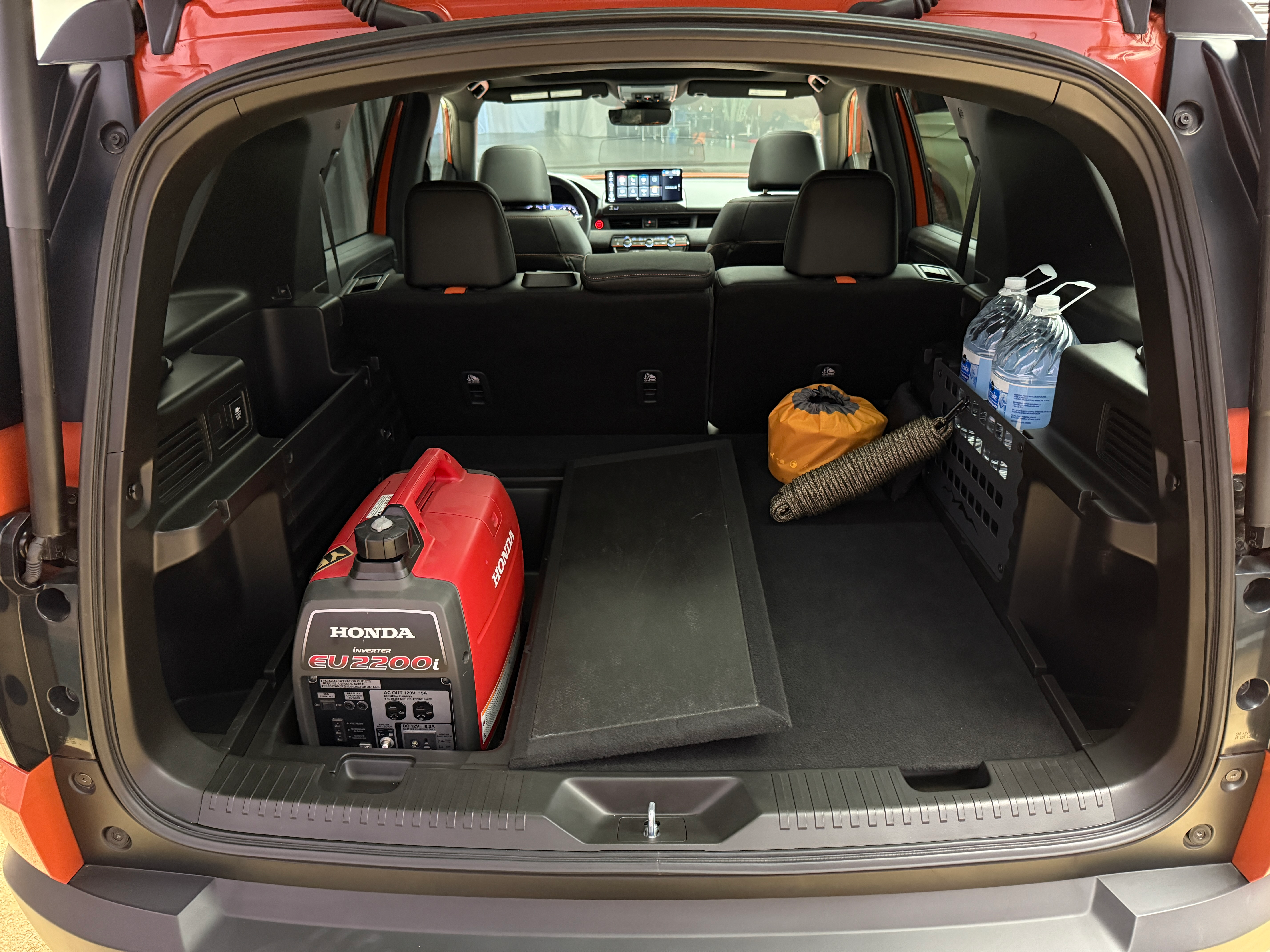 Cargo area of a 2026 Honda Passport