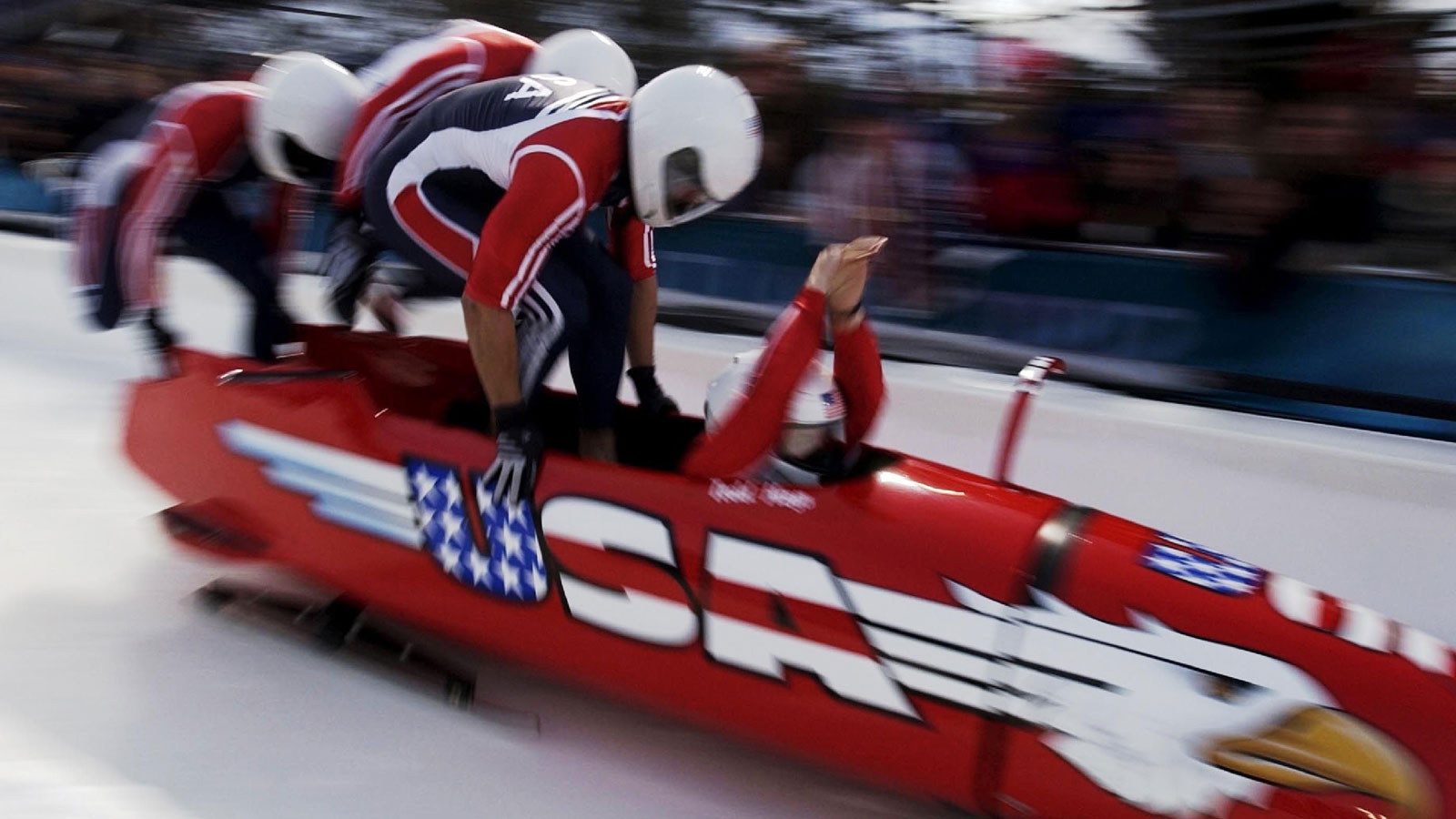 Team USA at the 2002 Winter Olympics in Salt Lake City. 