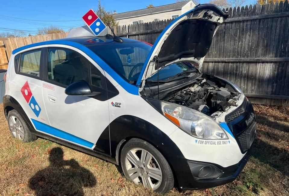 Domino's DXP pizza delivery vehicle