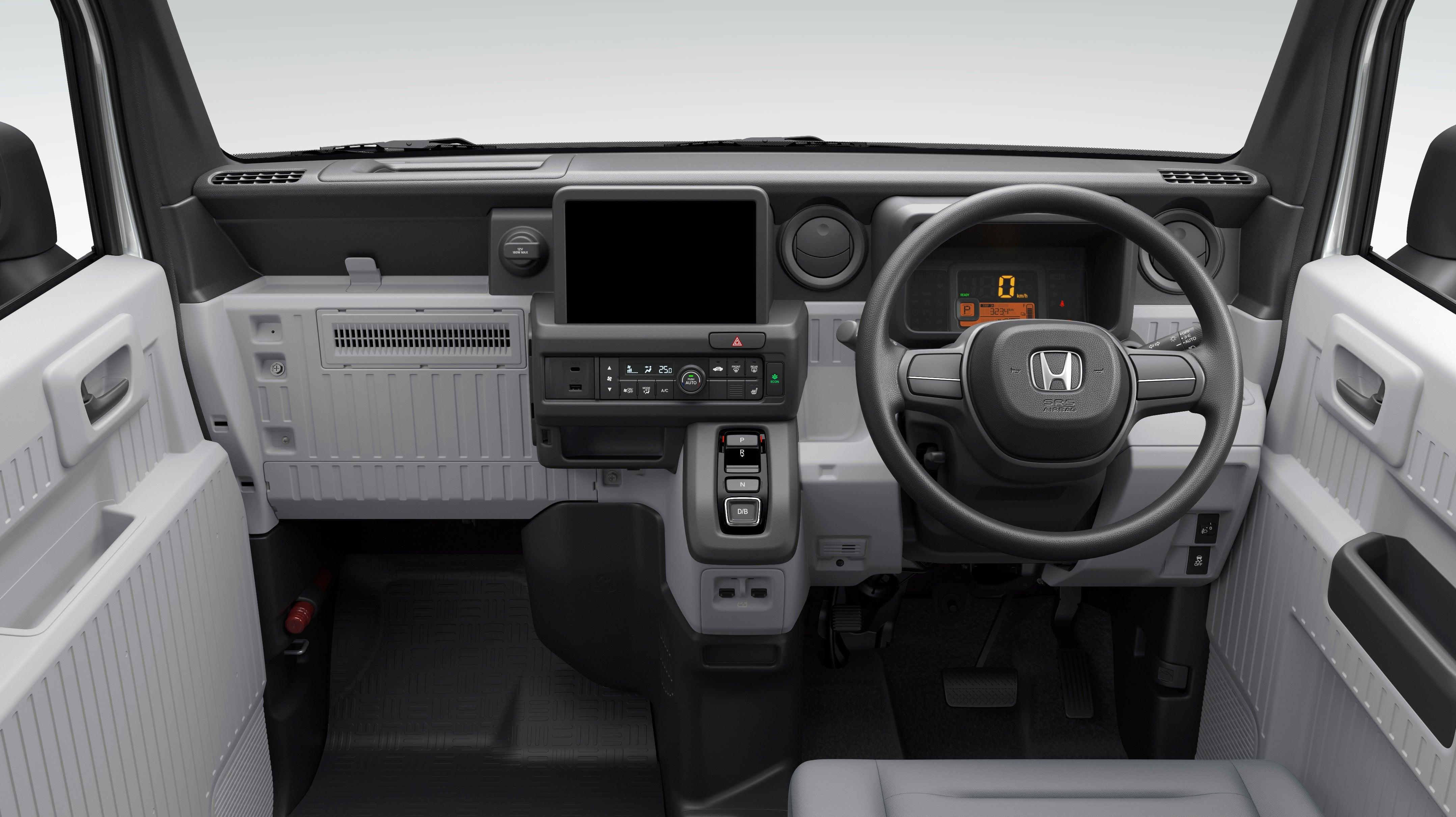 Interior of a Honda N-Van e: