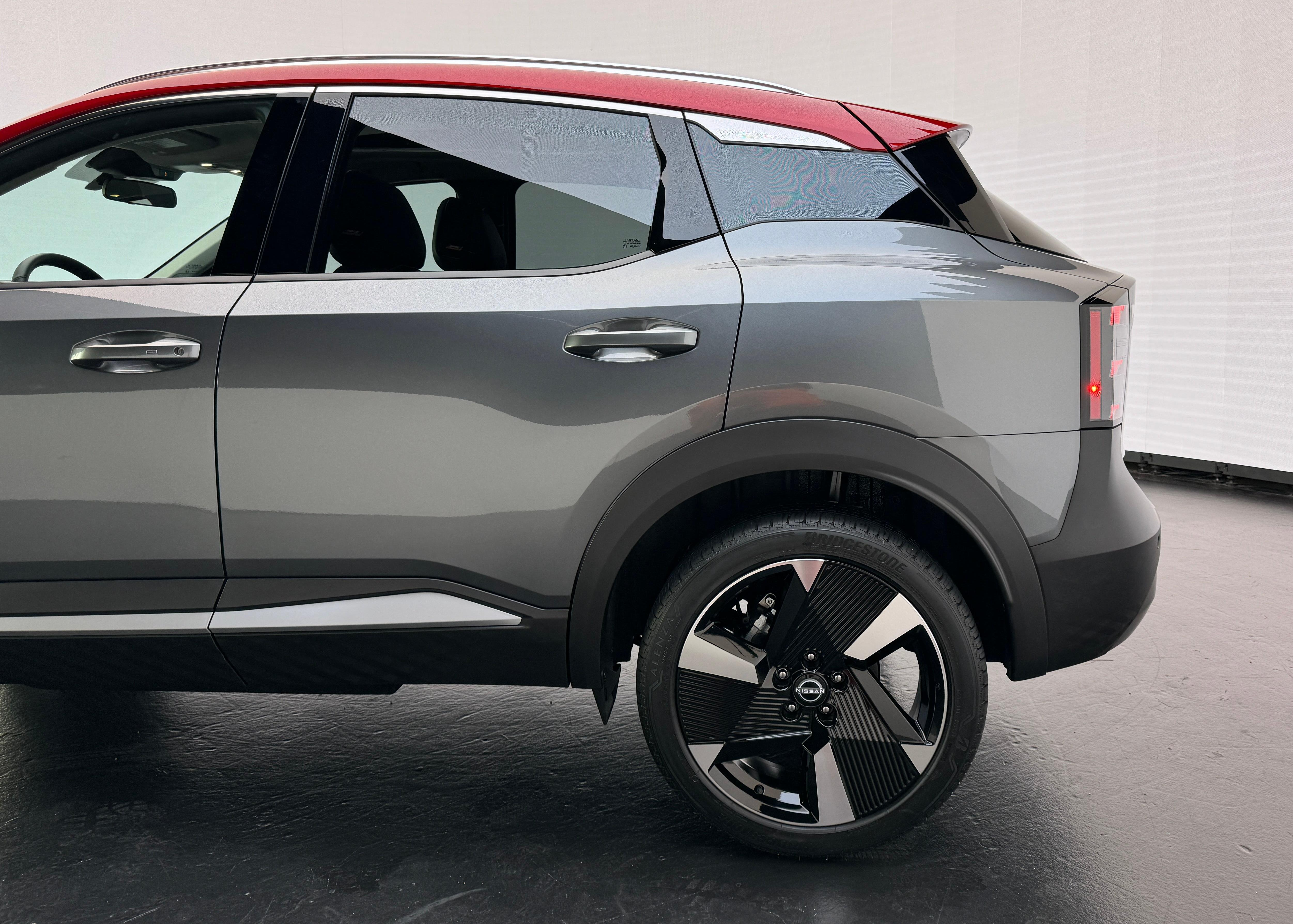 Side view of a grey 2025 Nissan Kicks