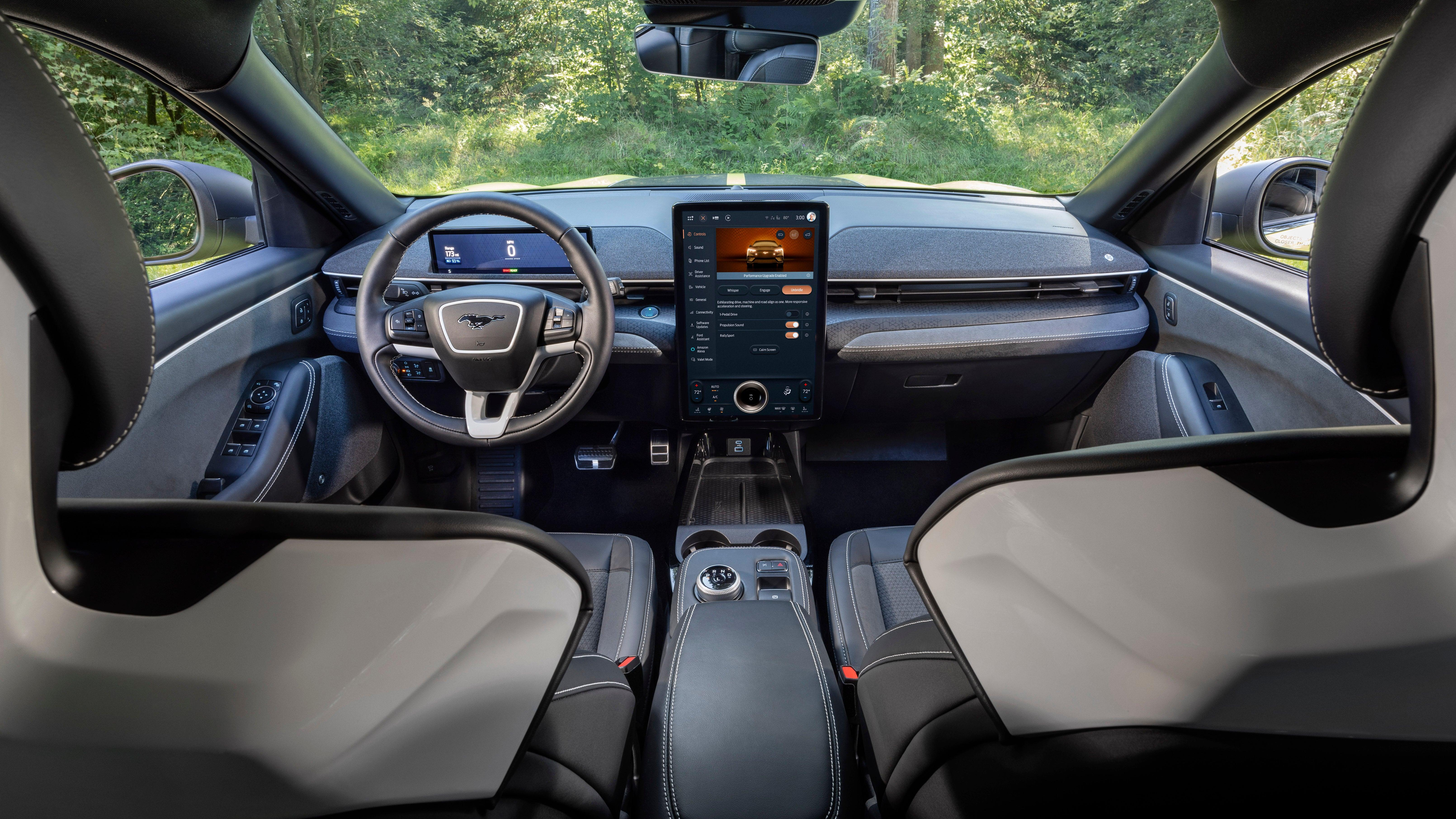 2024 Ford Mustang Mach-E Rally interior