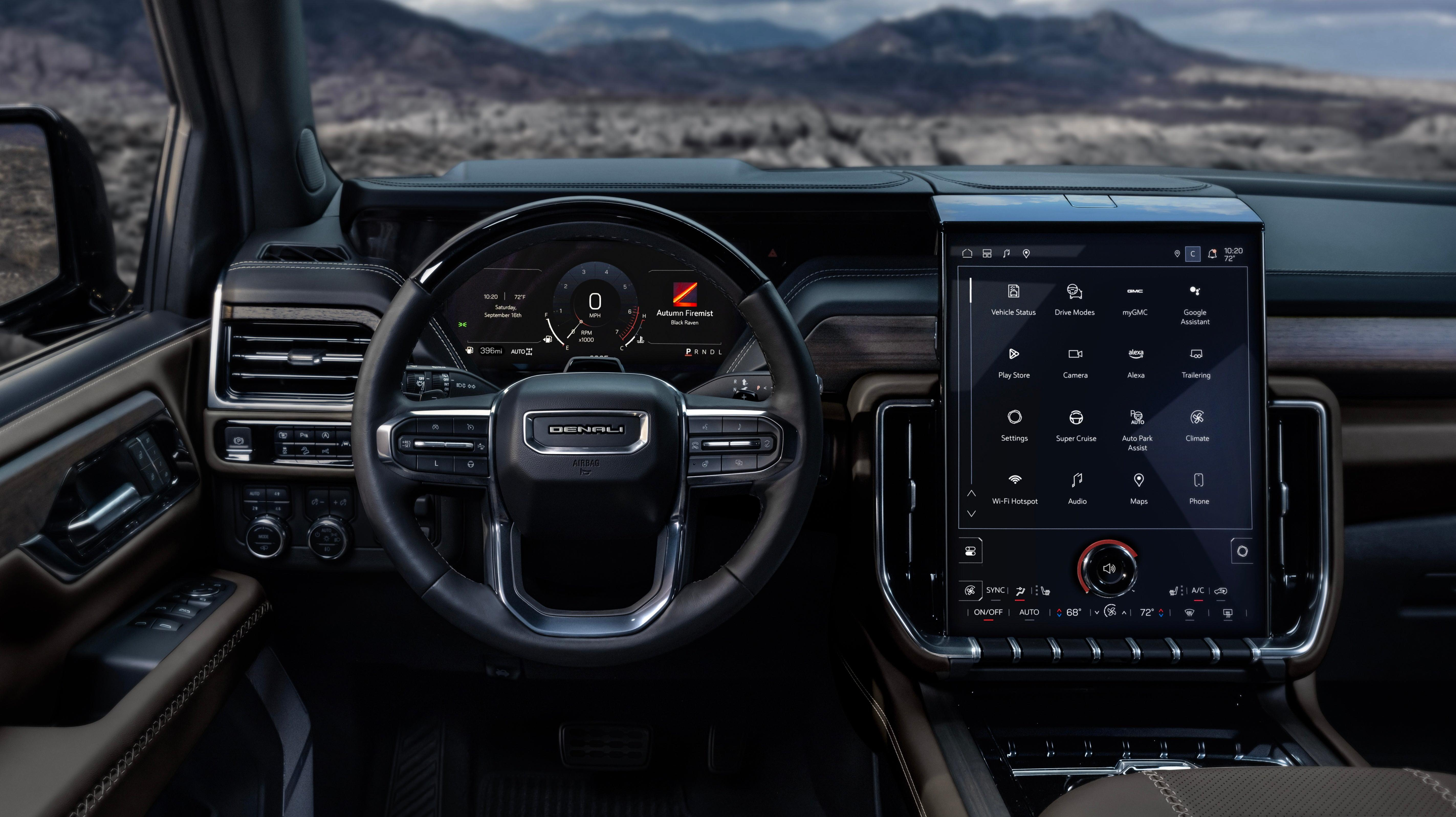 A closer look at the driver's POV inside the new Yukon