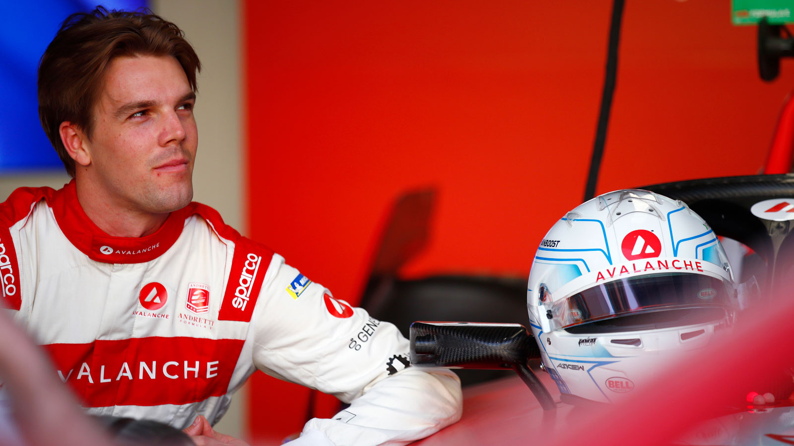 Oliver Askew at a Formula E race. 