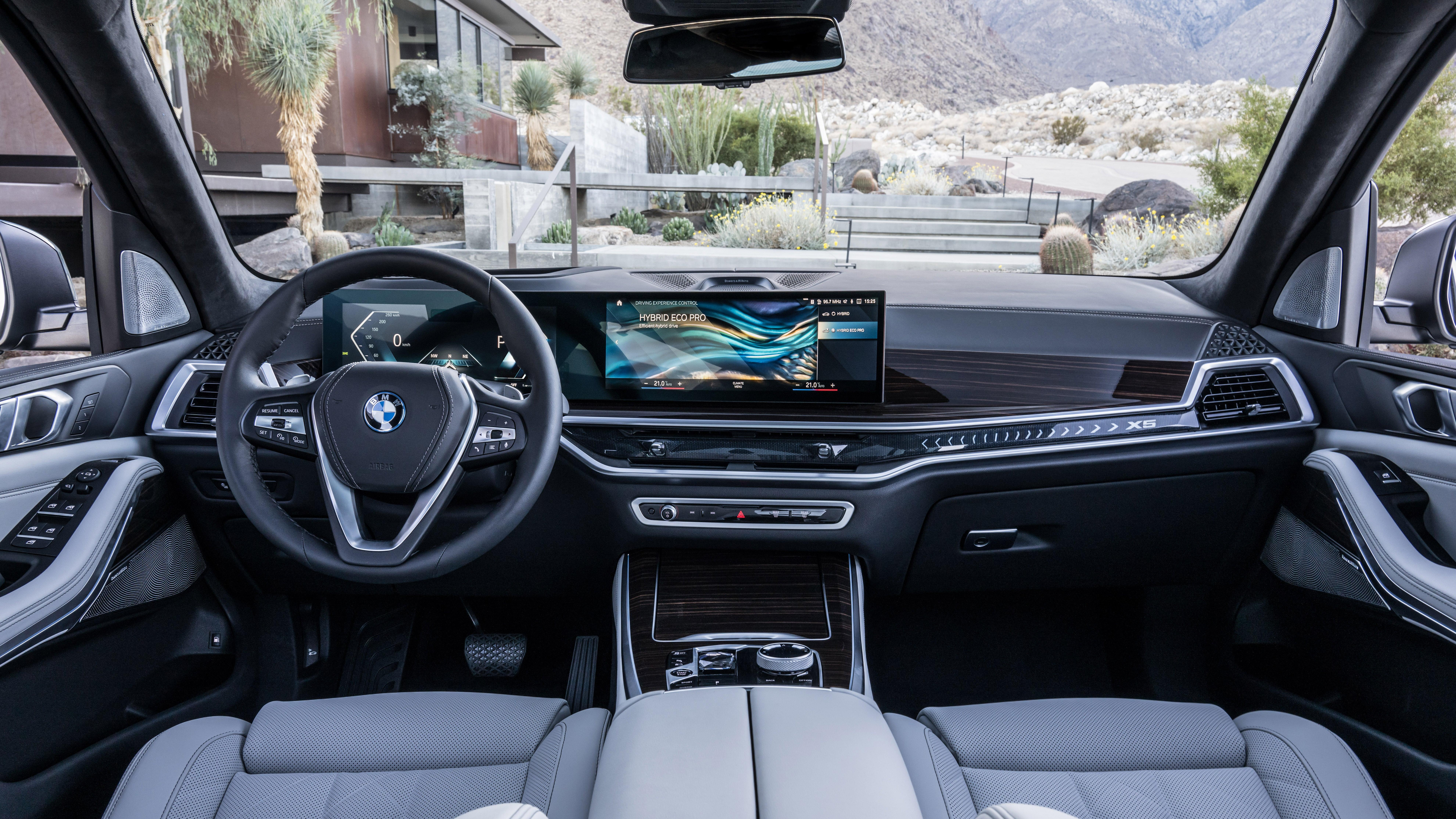 2024 BMW X5 and X6 interior