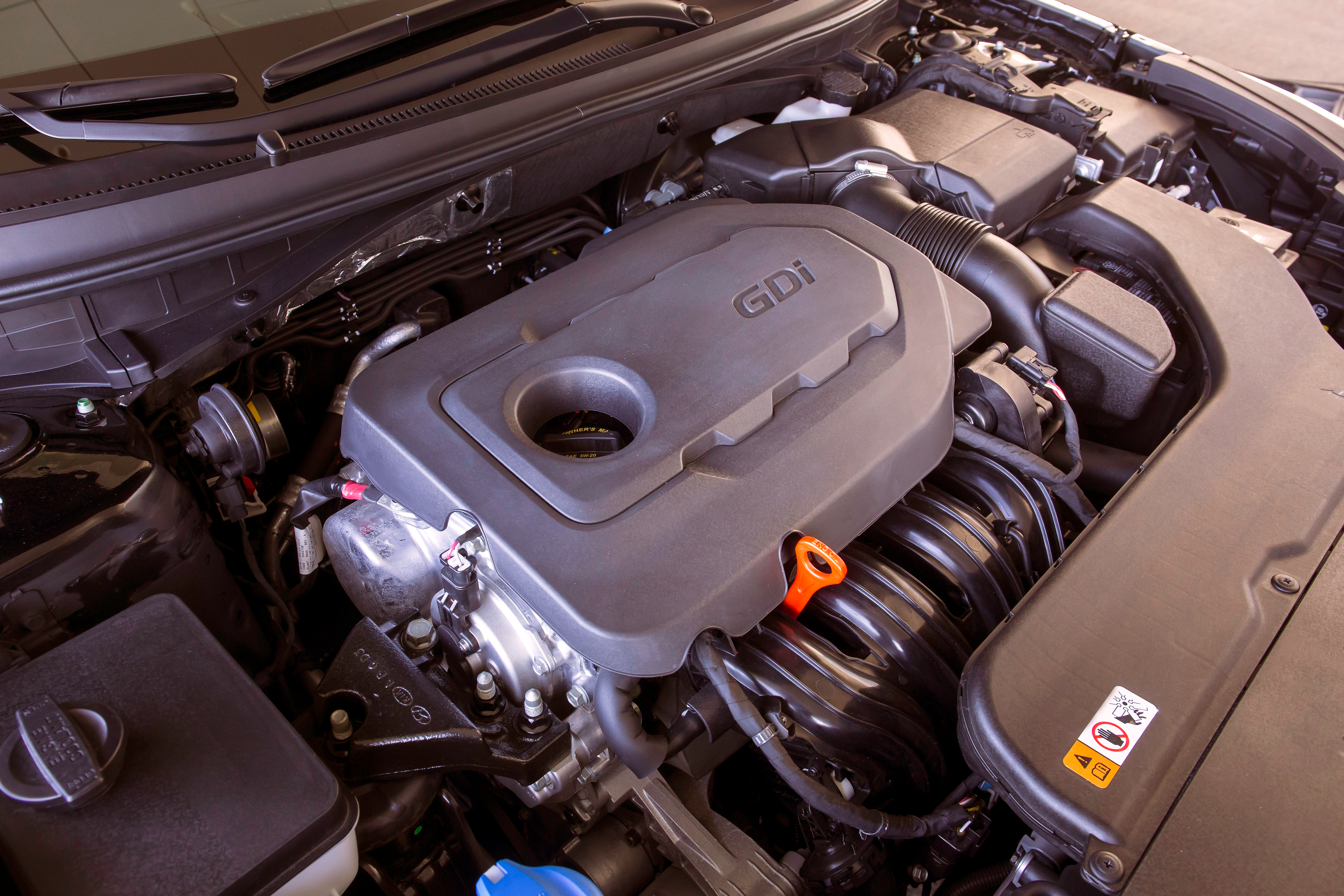 Hyundai's 2.5-liter Theta II engine, one of the main engines affected by oil consumption issues.