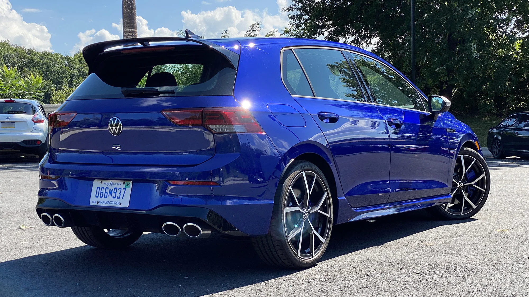 2022 Volkswagen Golf R rear quarter view