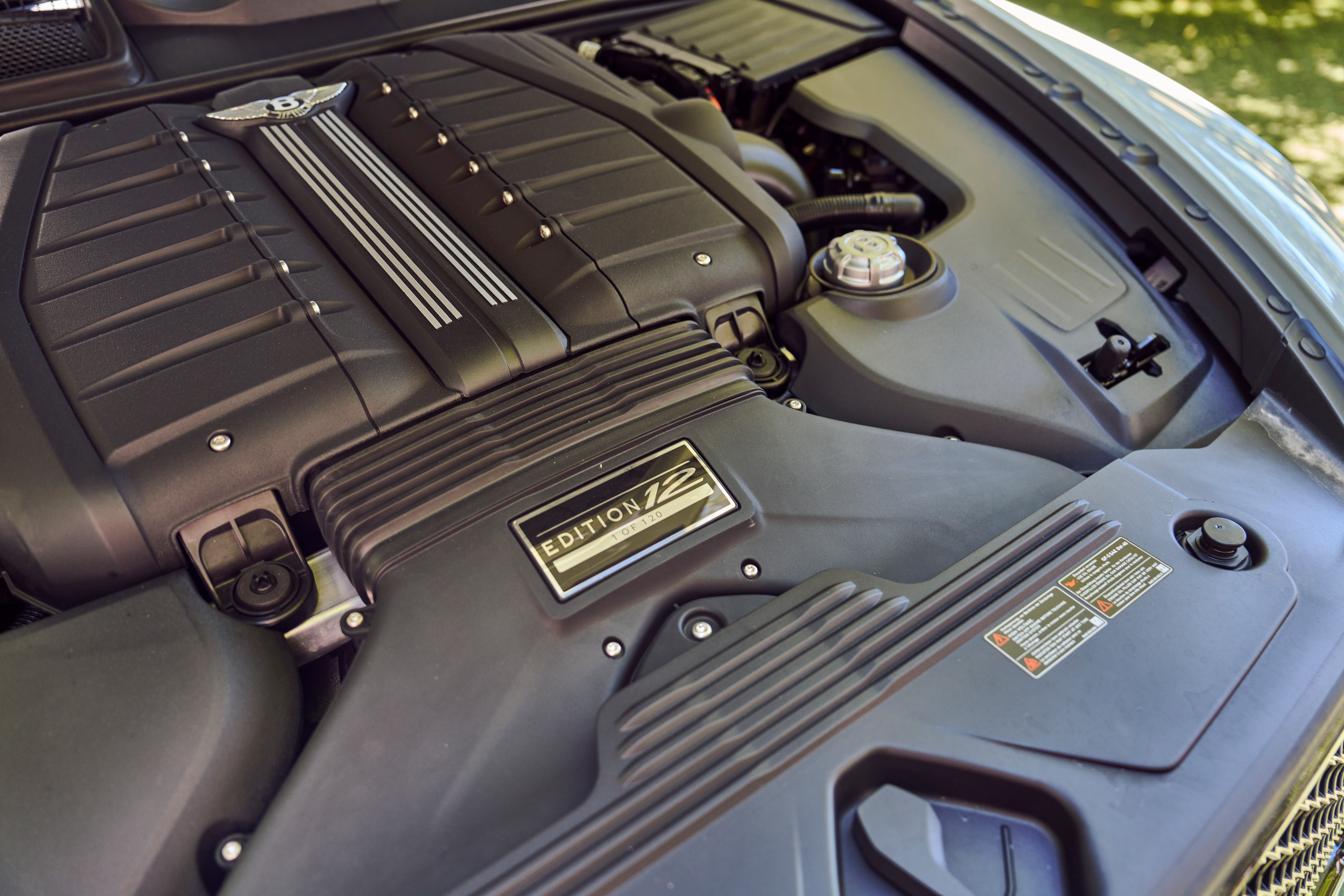 The W12 engine in a Bentley Bentayga Speed Edition 12.