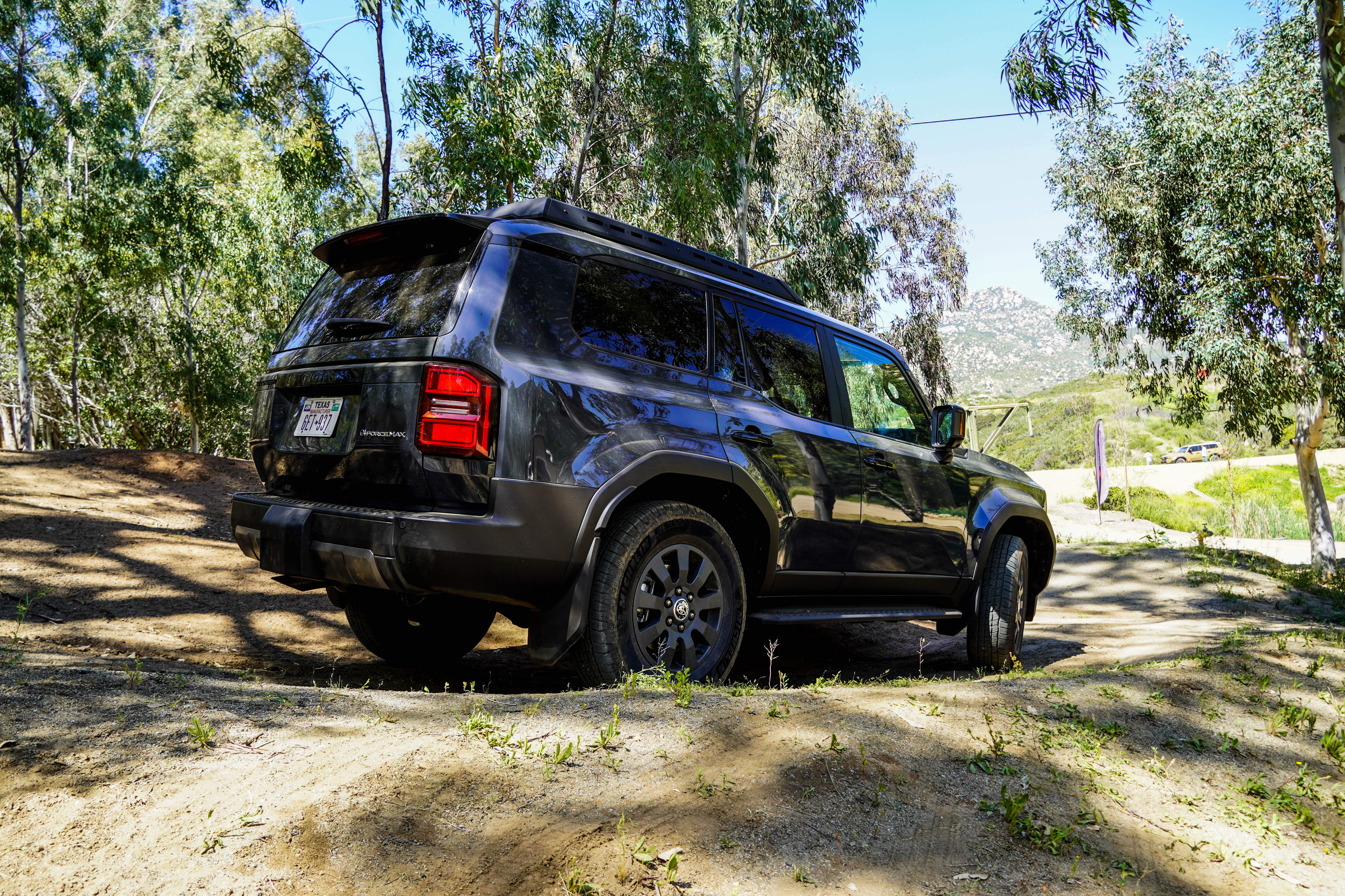 2024 Toyota Land Cruiser rear angle